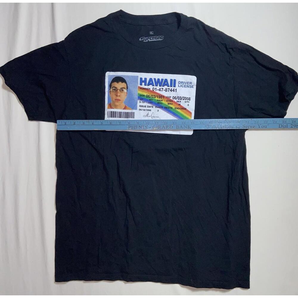 Ripple Junction Super Bad McLovin Shirt Size XL Black Short Sleeve Tee Comedy - Picture 4 of 8